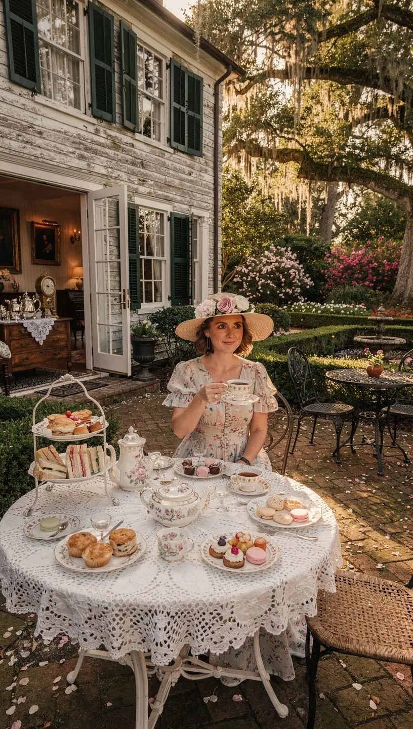 Гостиничный холл с историческими элементами декора и уютными креслами.